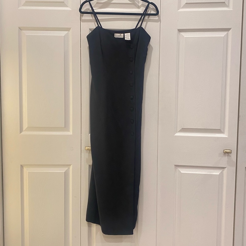 Liz Claiborne Black Button-Up Dress, Size 6